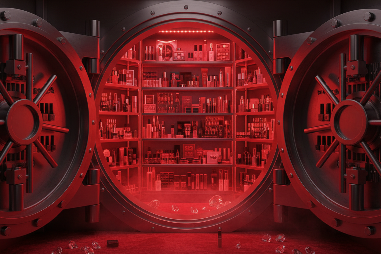 make an image where its an open vault and its like the vault is now open and these are all the products and (make the image red and extremely eye catching)
