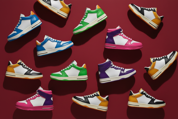 reduce the amount of shoes and remove the tick logo on the shoe